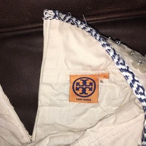 Tory Burch Donovan Embellished Crocheted Skirt